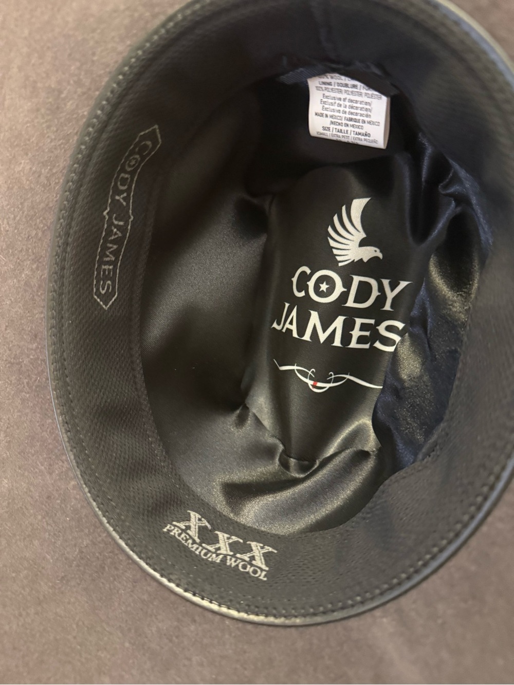 Cody James 3X Wool Cowboy Hat Size 6 3/4 - Picture 3 of 8